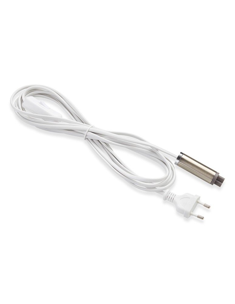 Lighting system accessories - Markslojd EXPAND Start Cable 3.5m Wallplug+Switch Steel 107522 - product kolory-swiatla.pl 1