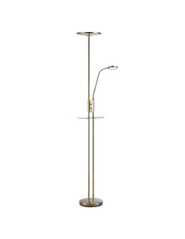 Markslojd FRIEND Floor 2L LED Antique Brass USB 107009