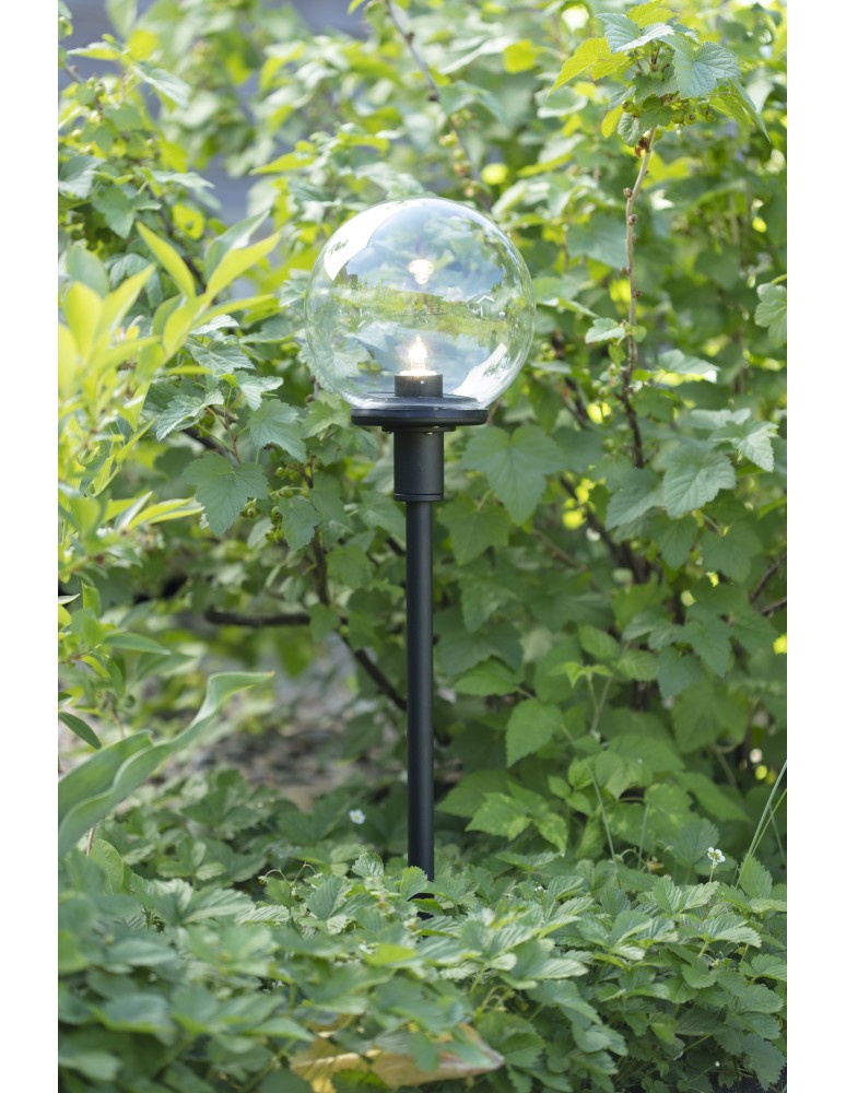 Markslojd GARDEN 24 Ball Post 60cm Black/Transparent 107283