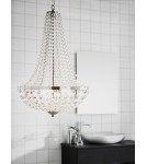 Glamour chandeliers - Markslojd GRÄNSÖ Chandelier 3L Chrome/MC IP44 107551 - product 3