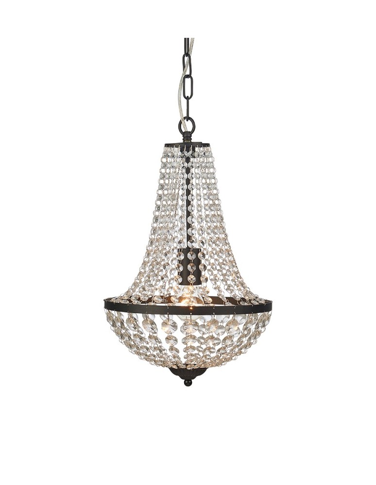 Glamour chandeliers - Markslojd GRÄNSÖ Pendant 1L Black/MC 107026 - product kolory-swiatla.pl 1