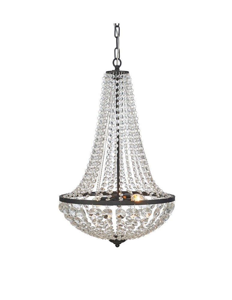Glamour chandeliers - Markslojd GRÄNSÖ Pendant 2L Black/MC 107027 - product kolory-swiatla.pl 1