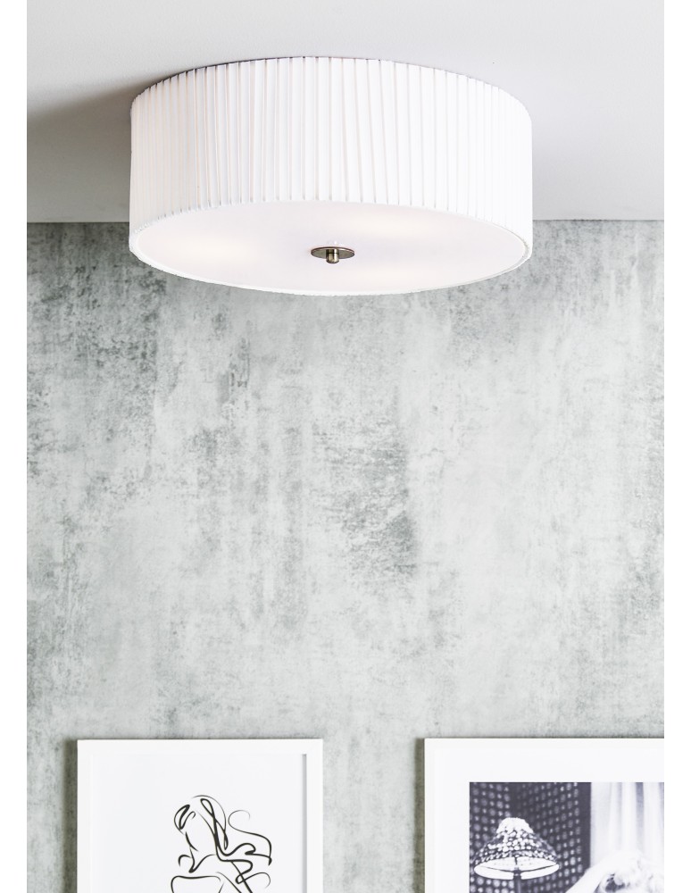 Ceiling lamps - Markslojd JACKIE Plafond 3L 45cm White 107862 - product kolory-swiatla.pl 2