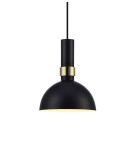 Pendant lamps - Markslojd LARRY Pendant 1L Black/Gold Brushed 106974 - product 1