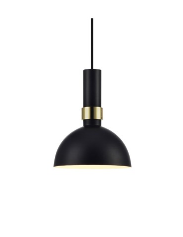 Markslojd LARRY Pendant 1L Black/Gold Brushed 106974