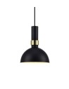 Markslojd LARRY Pendant 1L Black/Gold Brushed 106974