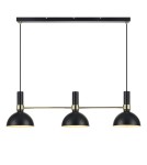 Triple pendant lamps - Markslojd LARRY Pendant 3L Black/Gold Brushed 106971 - product 1