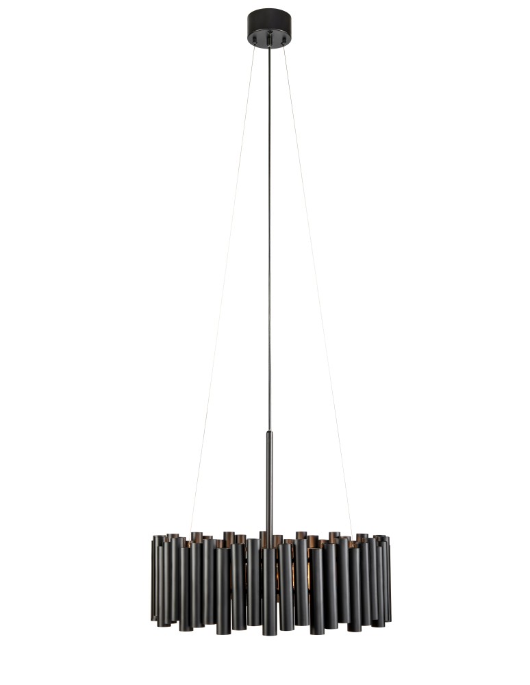 Pendant lamps - Markslojd LEVEL Pendant 3L Black 107925 - product kolory-swiatla.pl 1