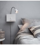 Scandinavian style wall lamps - Markslojd LOGI Wall lamp 1L White 107140 - product 3