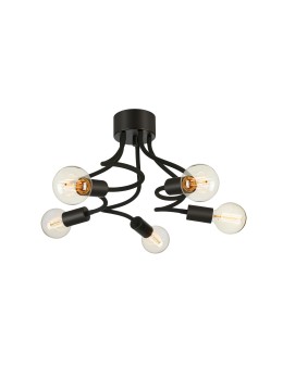 Markslojd MEDUSA Ceiling 5L Black/Grey 107931