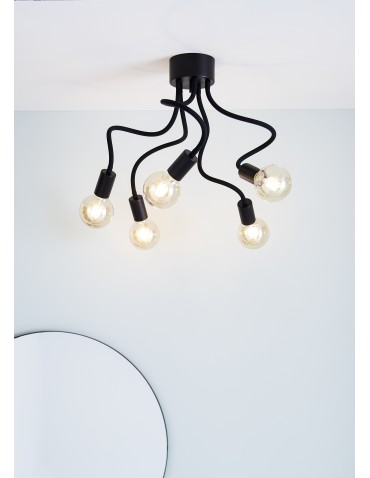 Markslojd MEDUSA Ceiling 5L Black/Grey 107931 - product 2