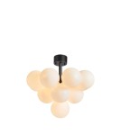 Scandinavian style ceiling lamps - Markslojd MERLOT Plafond 13L Black/White 107913 - product 1
