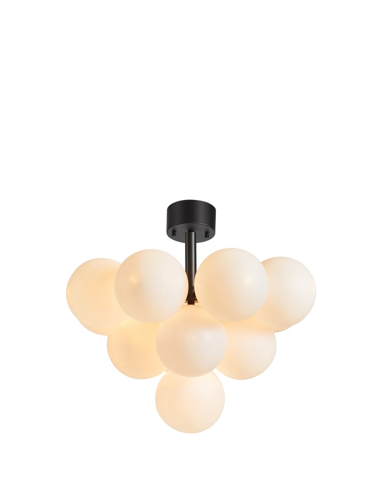 Scandinavian style ceiling lamps - Markslojd MERLOT Plafond 13L Black/White 107913 - product kolory-swiatla.pl 1