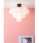 Scandinavian style ceiling lamps - Markslojd MERLOT Plafond 13L Black/White 107913 - product 2