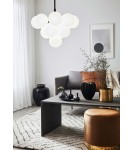 Pendant lamps spheres - Markslojd MERLOT Pendant 13L Black/White 107911 - product 2