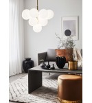 Pendant lamps spheres - Markslojd MERLOT Pendant 13L Gold/White 107903 - product 2