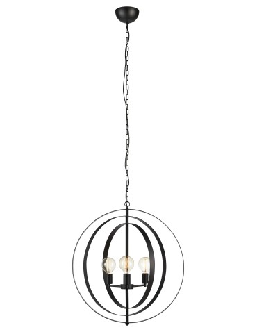 Markslojd ORBIT Pendant 3L Matte Black 107942