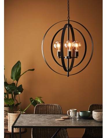 Markslojd ORBIT Pendant 3L Matte Black 107942 - product 2