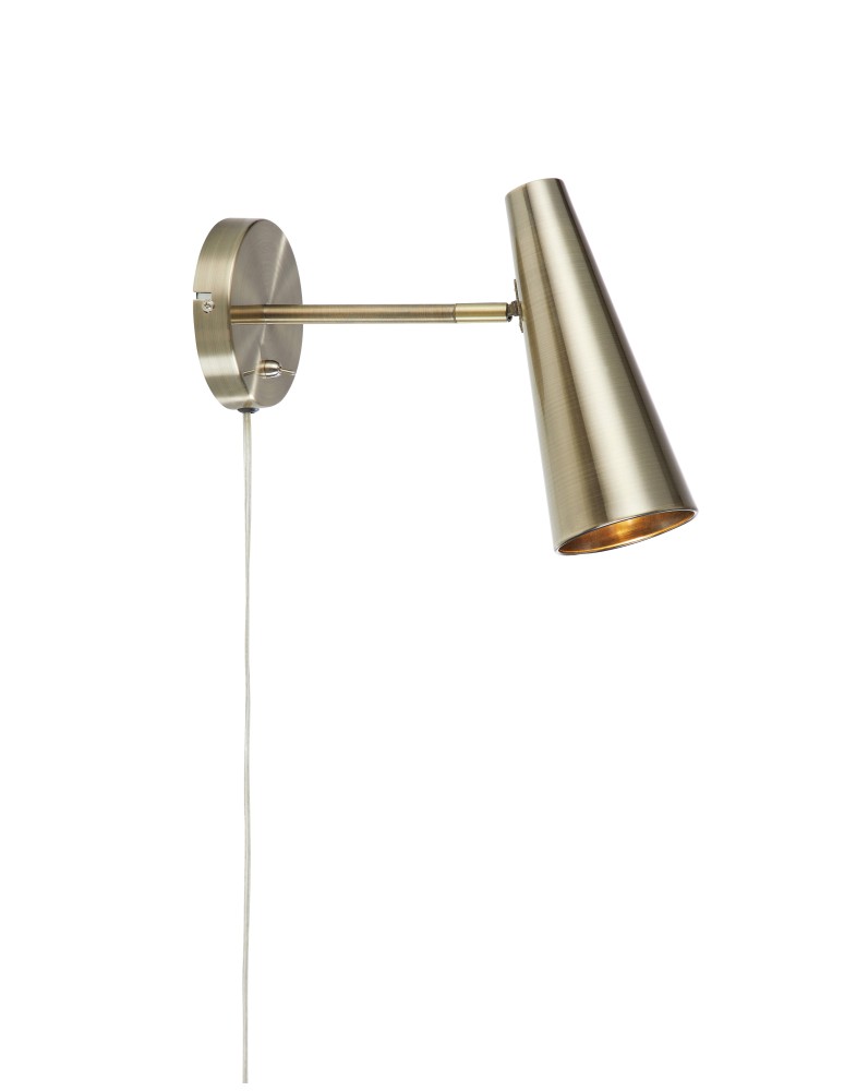 Scandinavian style wall lamps - Markslojd PEAK Wall lamp 1L Antique 107899 - product kolory-swiatla.pl 1