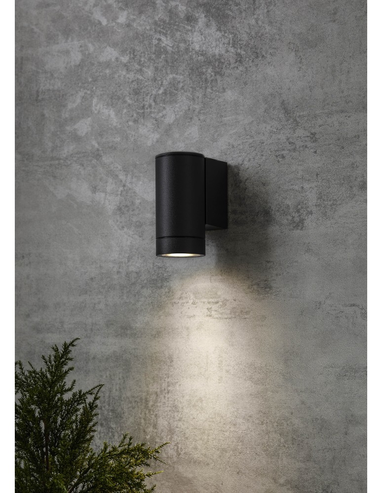 Outdoor wall lamps - Markslojd PIPE Wall lamp 1L Black IP44 107914 - product kolory-swiatla.pl 2