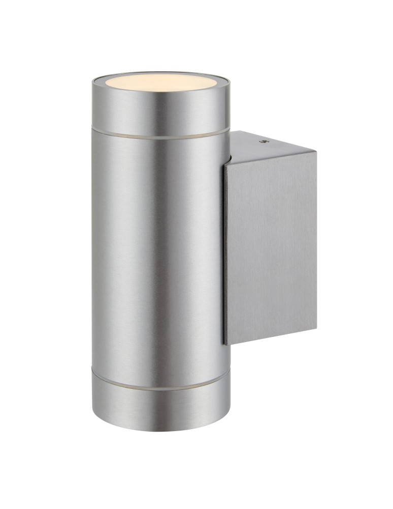 Outdoor wall lamps - Markslojd PIPE Wall lamp 2L Aluminum IP44 107917 - product kolory-swiatla.pl 1