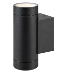 Outdoor wall lamps - Markslojd PIPE Wall lamp 2L Black IP44 107916 - product 1