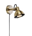 Scandinavian style wall lamps - Markslojd ROCCO Wall lamp 1L Antique 107853 - product 1