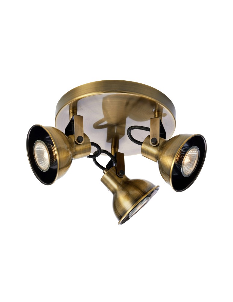 Ceiling lamps - Markslojd ROCCO Ceiling 3L Antique 107852 - product kolory-swiatla.pl 1