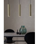 Pendant tube lamps - Markslojd RUBEN Pendant 3L Brushed Gold 107883 - product 2