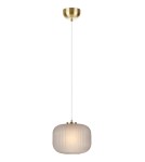 Pendant lamps - Markslojd SOBER Pendant 1L Brushed Gold/Smoked 107919 - product 1