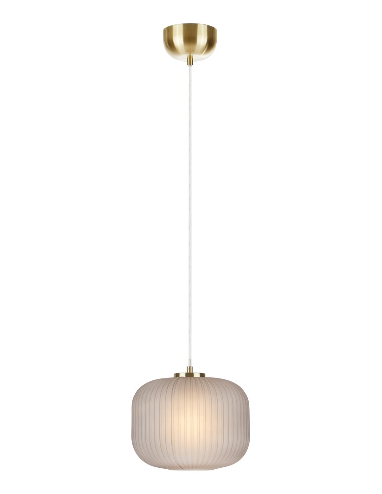 Pendant lamps - Markslojd SOBER Pendant 1L Brushed Gold/Smoked 107919 - product kolory-swiatla.pl 1
