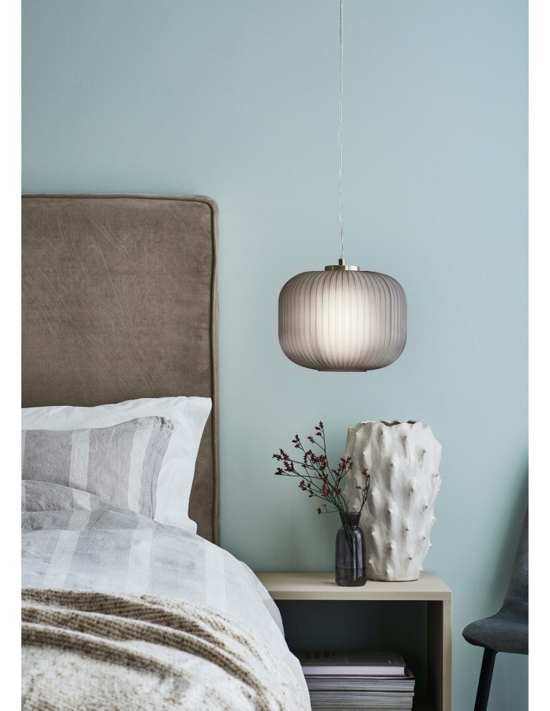 Pendant lamps - Markslojd SOBER Pendant 1L Brushed Gold/Smoked 107919 - product kolory-swiatla.pl 2