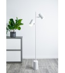 Youth floor lamps - Markslojd TWIN Floor Floor 2L White 107948 - product 2