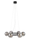 Markslojd CIRCLE Pendant 6L Black/Smoky 108051