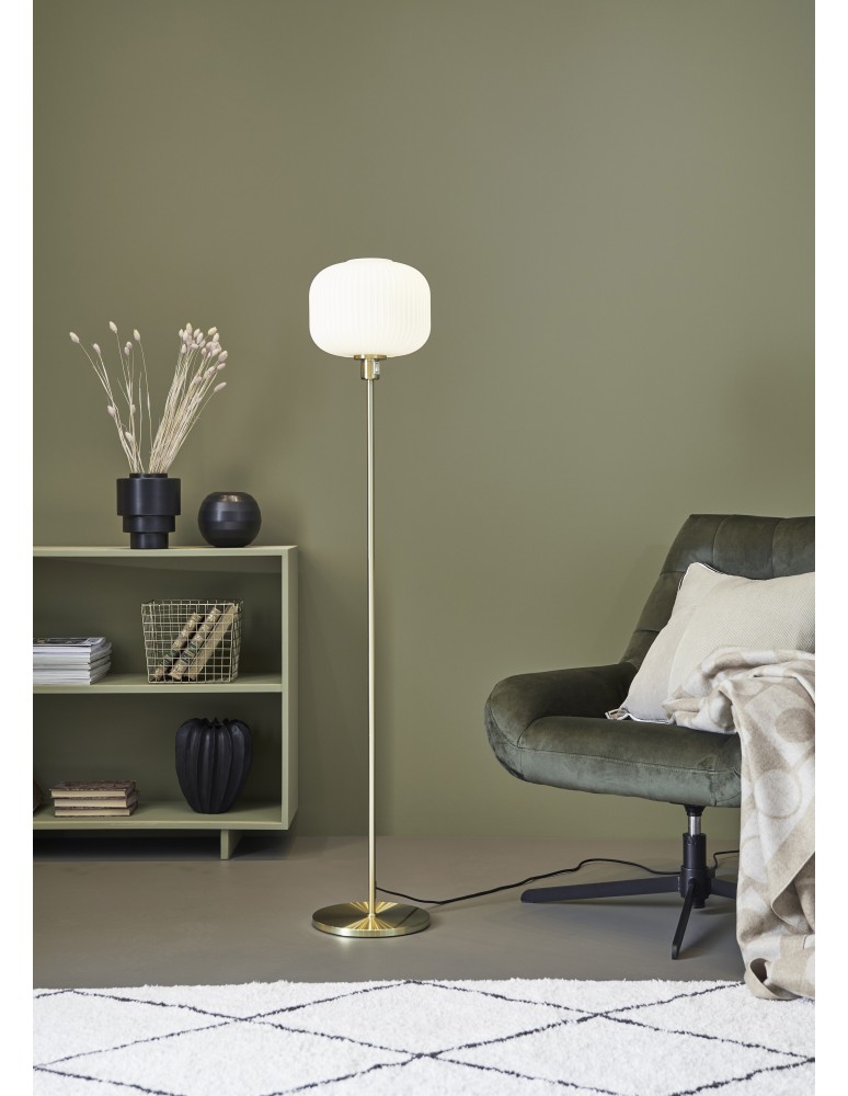 Floor lamps - Markslojd SOBER Gold/White Floor Lamp 108054 - product kolory-swiatla.pl 2