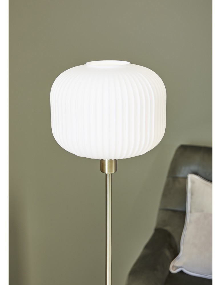Floor lamps - Markslojd SOBER Gold/White Floor Lamp 108054 - product kolory-swiatla.pl 3