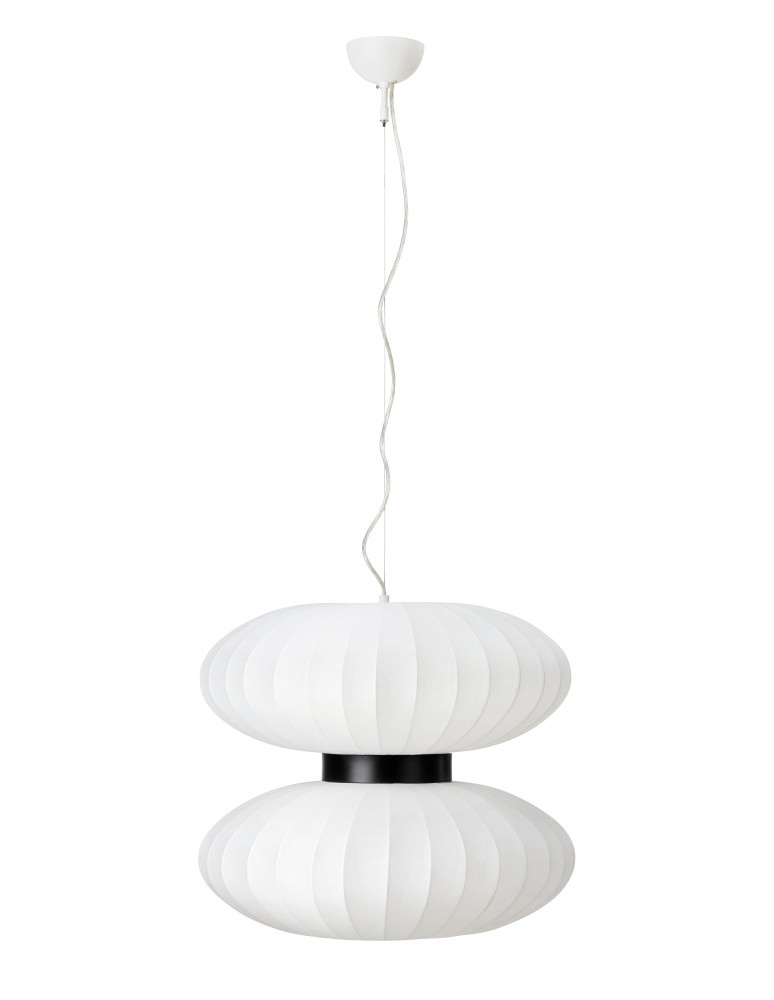 Pendant lamps - Markslojd DABURU Pendant 2L White 108113 - product kolory-swiatla.pl 1
