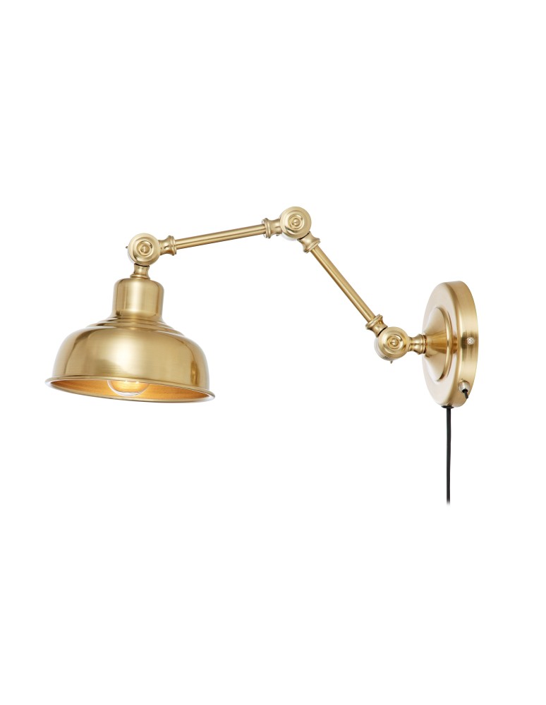 Scandinavian style wall lamps - Markslojd GRIMSTAD Wall lamp 1L Gold 108115 - product kolory-swiatla.pl 1