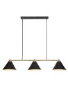 Markslojd KLINT Pendant 3L Black/Antique 108074