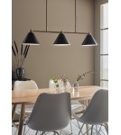Triple pendant lamps - Markslojd KLINT Pendant 3L Black/Antique 108074 - product 2
