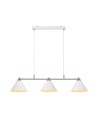 Markslojd KLINT Pendant 3L White/Steel 108075