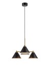 Markslojd KLINT Pendant 4L Black/Antique 108076