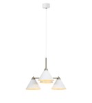 Pendant lamps - Markslojd KLINT Pendant 4L White/Steel 108077 - product 1