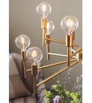 Modern chandeliers - Markslojd REGENT Pendant 12L Painted Gold 108106 - product 3
