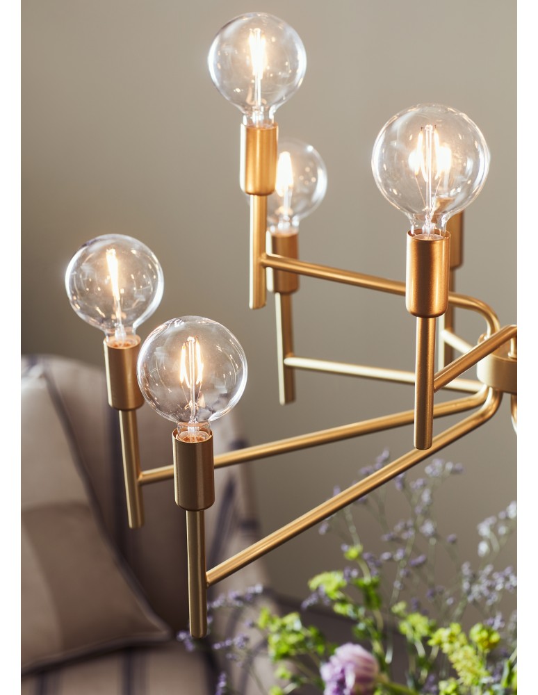 Modern chandeliers - Markslojd REGENT Pendant 12L Painted Gold 108106 - product kolory-swiatla.pl 3