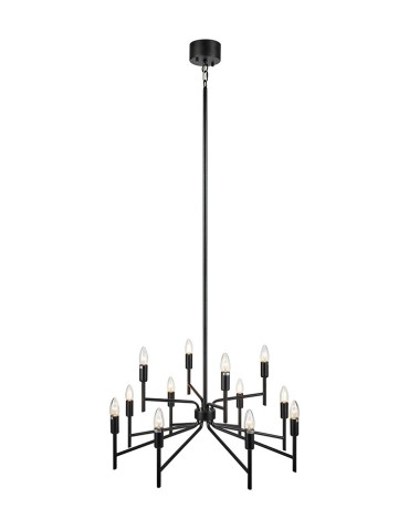 Markslojd REGENT Pendant 12L Black 108107