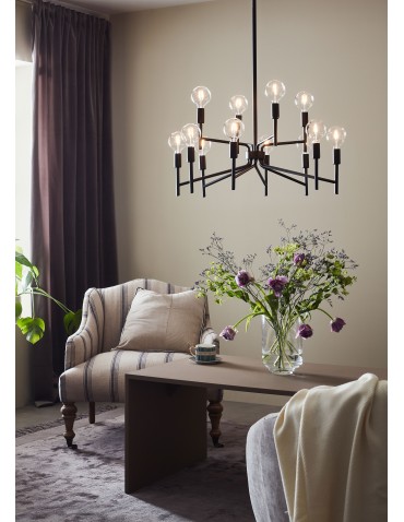 Markslojd REGENT Pendant 12L Black 108107 - product 2