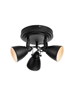 Markslojd FJÄLLBACKA Ceiling 3L Black IP44 108081