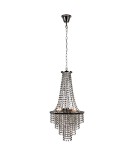 Glamour chandeliers - Markslojd ALLINGTON Pendant 3L Black/Black Chrome 108124 - product 1