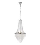 Glamour chandeliers - Markslojd ALLINGTON Pendant 3L Transparent/Chrome 108125 - product 1